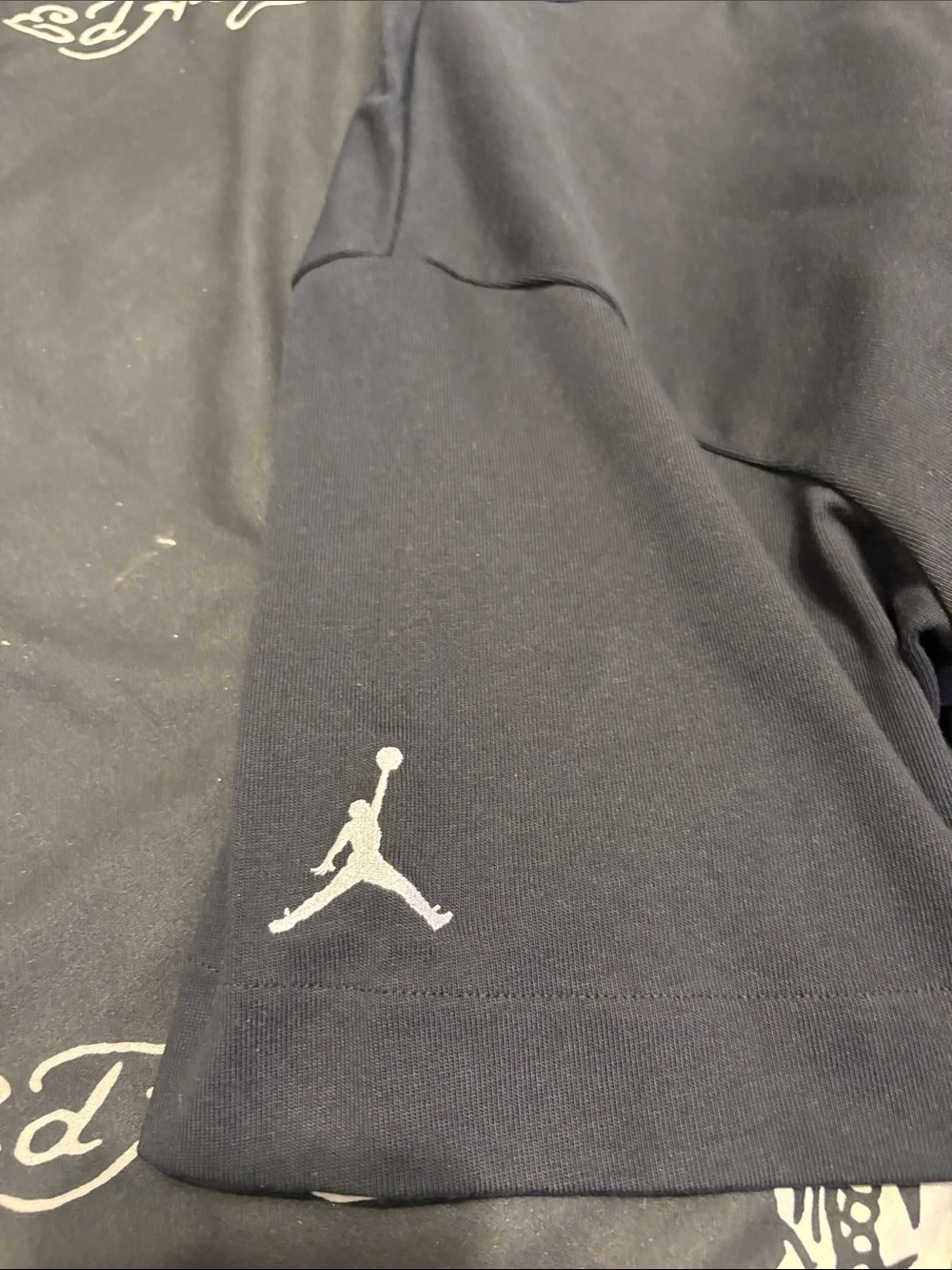 Jordan Black Button-Front Baseball  Jersey Sz medium mens